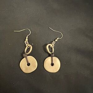 Premier designs dangle gold tone brass like earrings